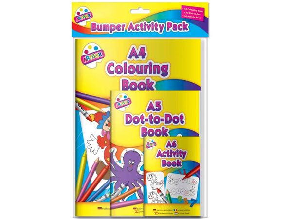 Wholesale Kids Multi Activity Pack | 3 Activity Books