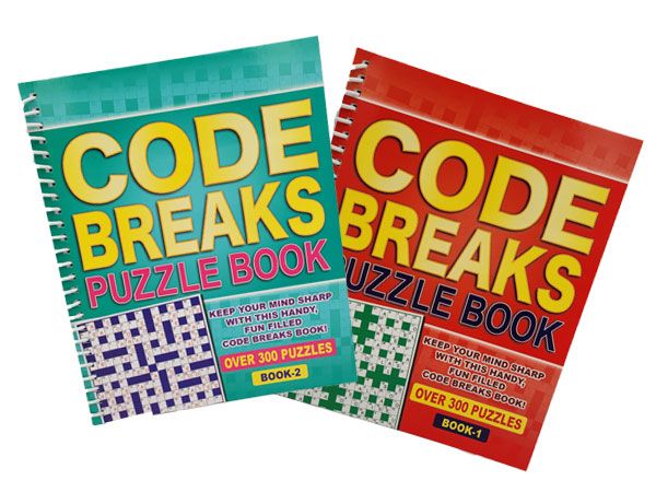 Wholesale Code Breaks Puzzle Book | Bulk Buy