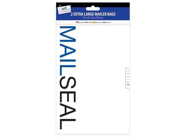 Just Stationery 2pk Extra Large EMailer Bags