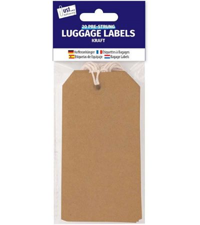 Wholesale Brown Luggage Labels | Bulk Buy