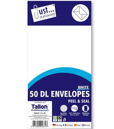 Wholesale DL Envelopes | 50 Pack White | Bulk Buy