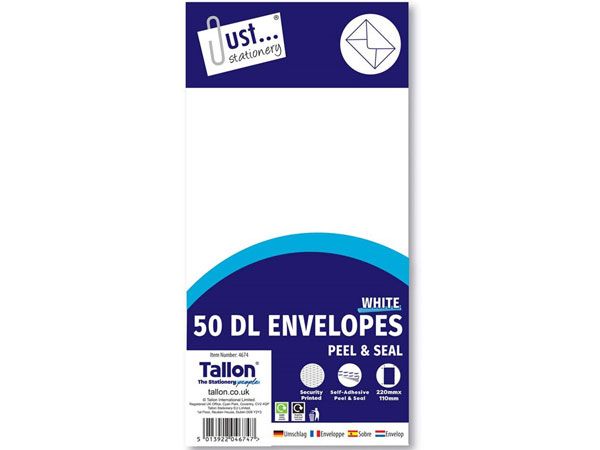 Wholesale DL Envelopes | 50 Pack White | Bulk Buy