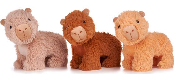 8'' / 22cm Standing Capybara Soft Toy...Assorted Picked At Random | 49500