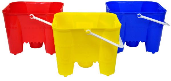 27cm Castle Sand Bucket, Assorted Picked At Random | 50108