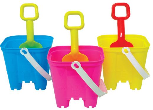 Wholesale Beach Bucket Set | Sand Castle Bucket and Spade