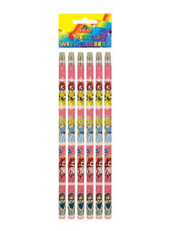 24 x 6pk Princess Pencil Set (ppp)