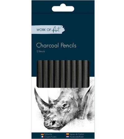 Work Of Art - 12pk Charcoal Pencils | 5148