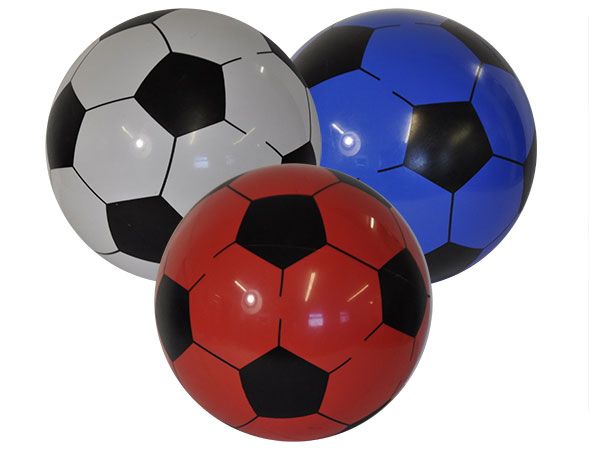 PVC Soccer Football In Nett - 22cm / 8inch, Assorted Picked At Random