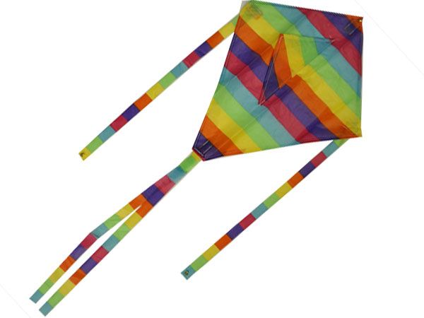 Nylon Rainbow Single String Kite, In Carry Bag | 53020