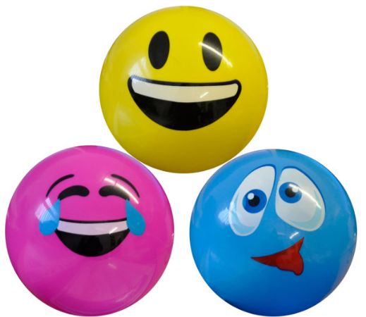 Wholesale Smiley 22cm Face Play Ball | Bulk Buy