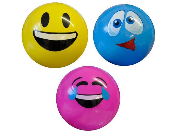Deflated Smile Ball - 22cm  Assorted Colours, Picked At Random