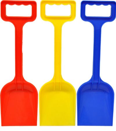 40x 33cm Plastic Sand Spade, Assorted Colours
