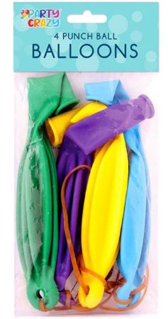 12x Party Crazy 4pk Punch Balloons