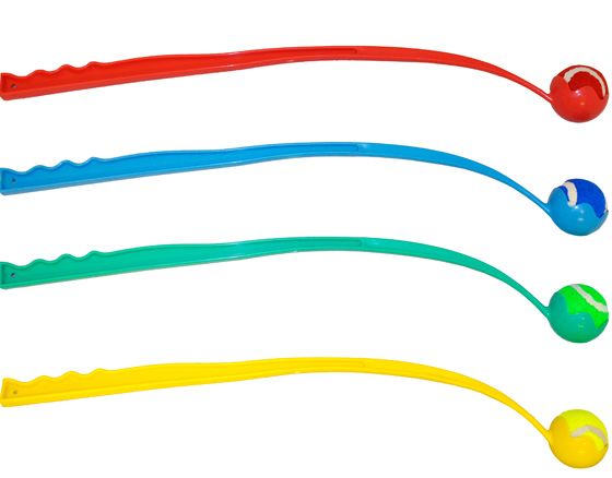 Long 69cm Dog Ball Thrower / Launcher With Ball, Assorted Picked At Random