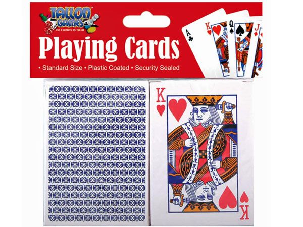 Twin Pack Plastic Coated Playing Cards