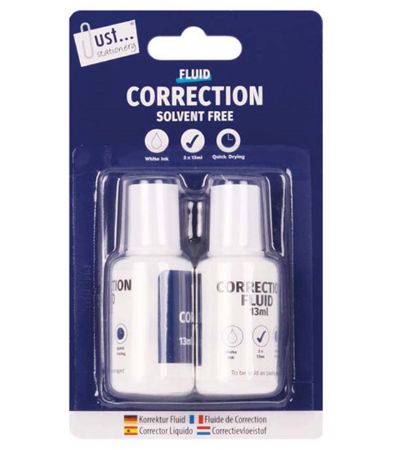 Just Stationery 2pk Correction Fluid | 6055/48