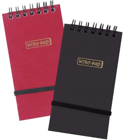 12x Just Stationery Wiro Spiral Notepad