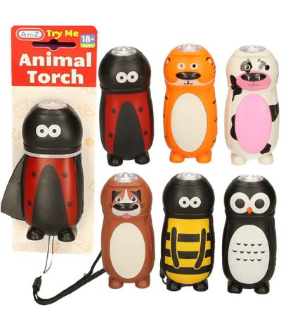 Animal Torch With Try Me Feature...Assorted Picked At Random | 61103