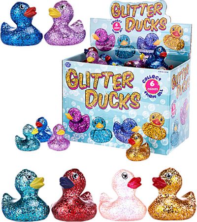 48x 6cm Glitter Ducks In Counter Display | 62124