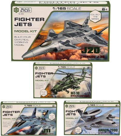 Build And Play Military Aircraft Model Kit...Assorted Designs
