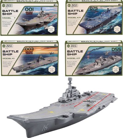 Build And Play Battle Ship Model Kit...Assorted Designs