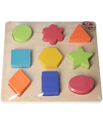 Wooden Classics Shape Sorter Puzzle, by A to Z Toys | 62559