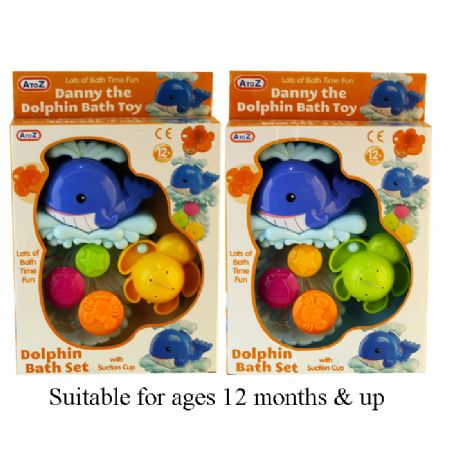 Funtime Danny The Dolphin Bath Set, by A to Z Toys