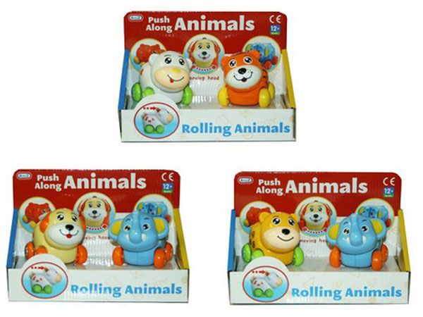A to Z (Funtime) push Along Moving Head Animals