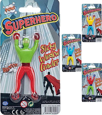 Superhero Sticky Window Crawler | Cheap Wholesale Toys
