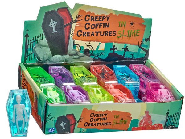 24x Creepy Coffin Creatures In Spooky Slime
