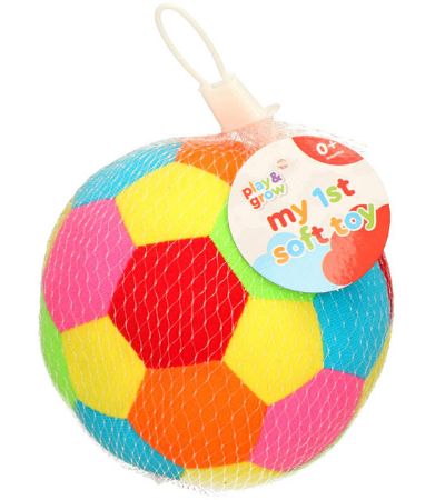 My First Multi Coloured Soft Toy Ball With Sound, by A to Z Toys | 65200