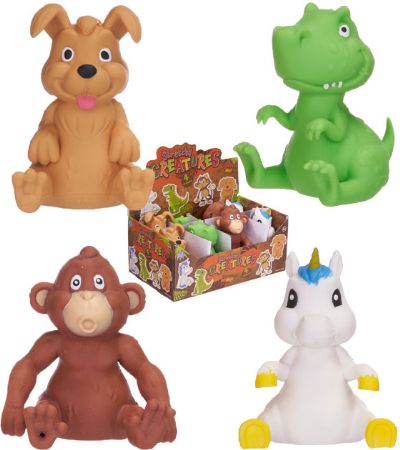 8x Squeezy, Stretchy Creatures In Counter Display | 65668