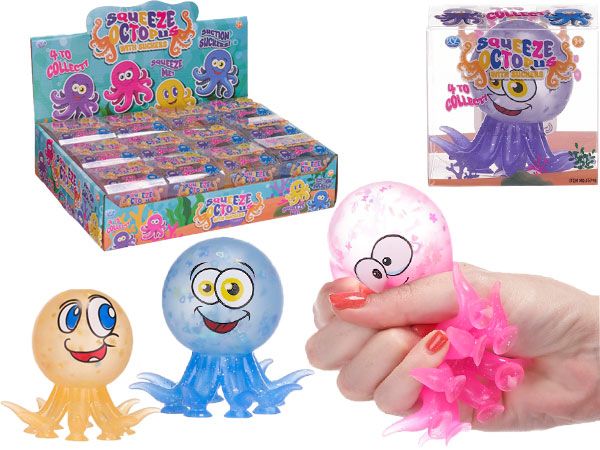 Wholesale Squeezy Toys | Squishy Octopus | Bulk Buy