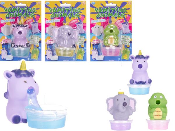 Vomiting Slime Animals | Wholesale Kids Slime