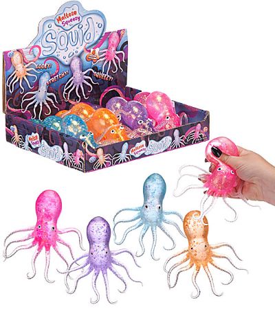 12x Maltose Squeezy Squids In Counter Display | 65802