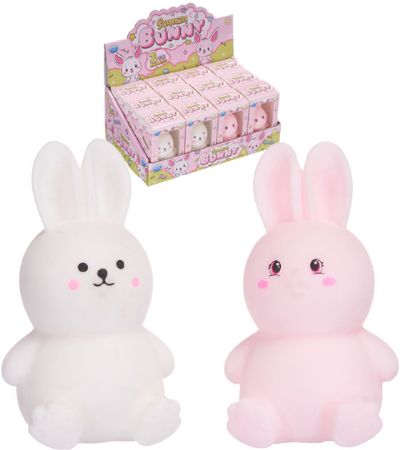 12x Squishy, Squeezy Bunnies In Counter Display | 65833