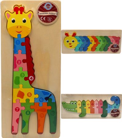 Wholesale Wooden Toy Puzzle | Animal Designs