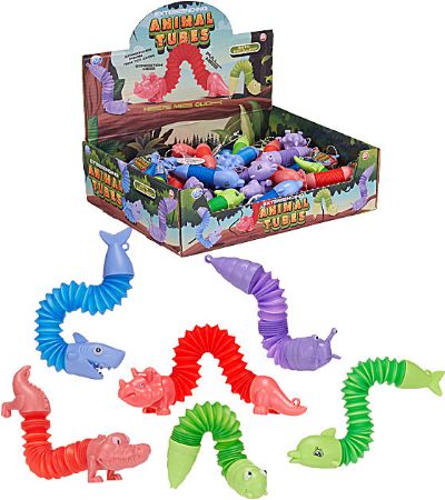 48x Extending Animal Tubes In Counter Display | 65873 WHL
