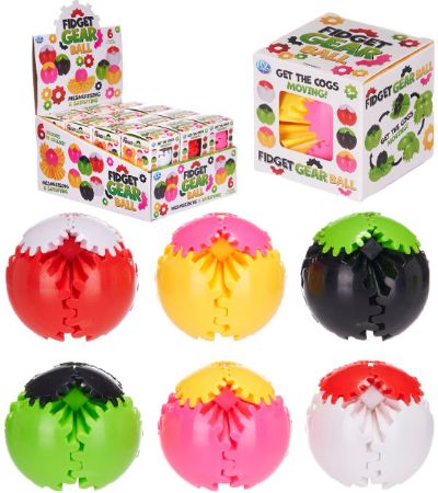 Fidget Gear Ball...Assorted Picked At Random | 65914