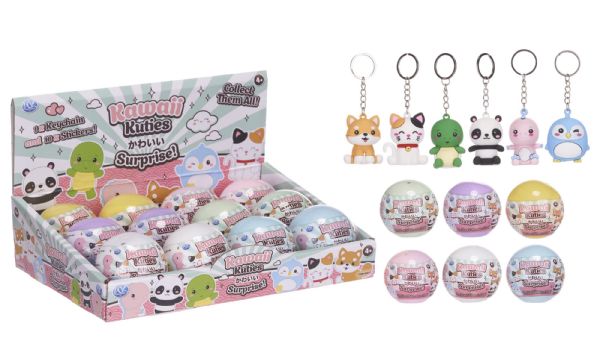 Display Of 12 Kawaii Kuties Surprise Capsule