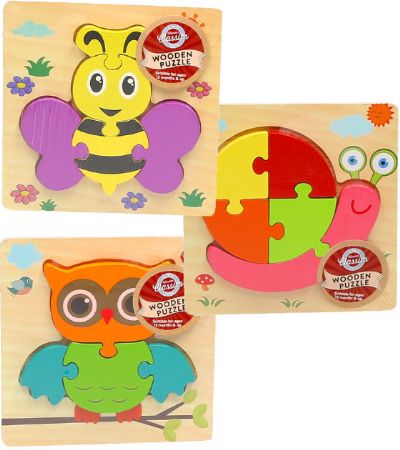 Wooden Classics Animal Puzzle | Wholesale Toys