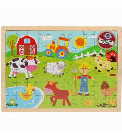 Wooden Classics Farm Wooden Jigsaw Puzzle