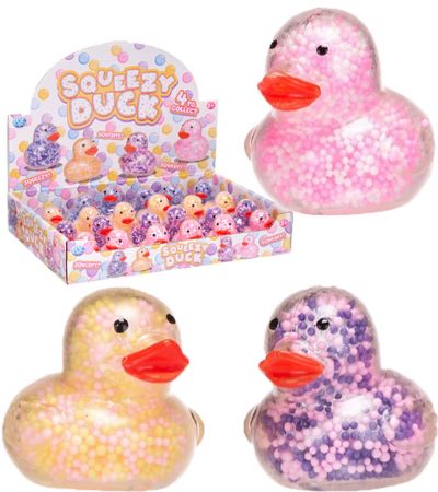24x Squashy Squeezy Ducks In Counter Display