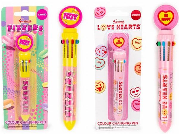 Swizzels 10 Colour Scented Pen In Assorted Designs