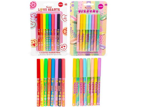 Swizzels 8 Pack Scented Marker Pens