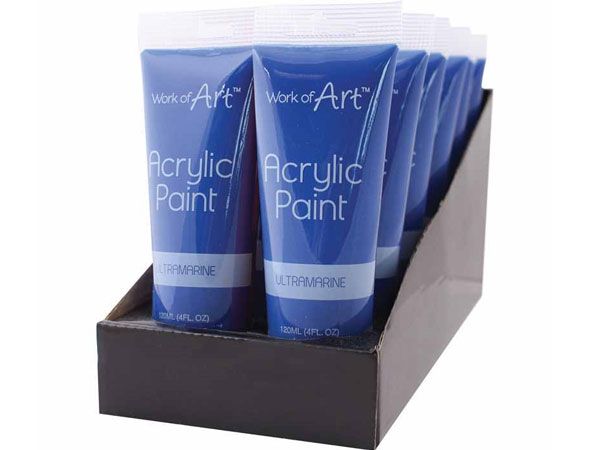 Work Of Art - 120ml Acrylic Paint, Ultramarine Blue