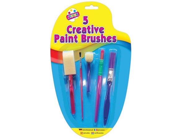 Art Box 5pk Creative Paint Brush Set | 6828