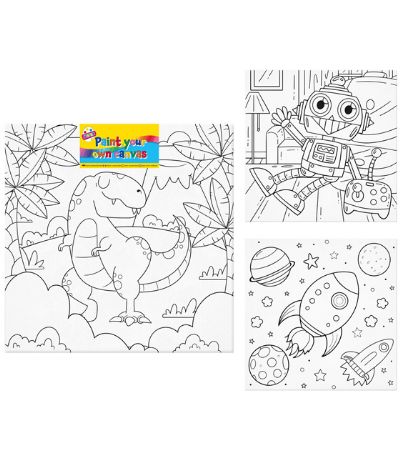 Artbox Paint Your Own Canvas - Assorted Boys Designs | 6864