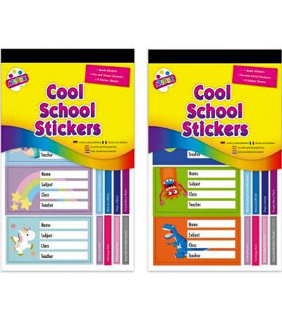 Art Box Super Cool School Stickers | 6929