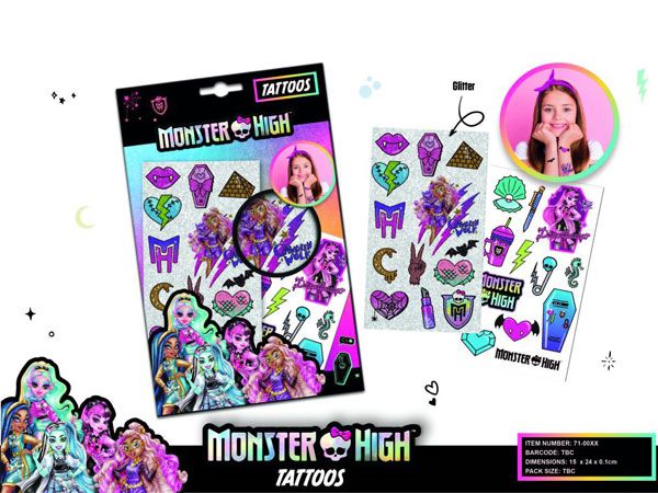 Monster High Tattoo Pack | Wholesale Trade Prices